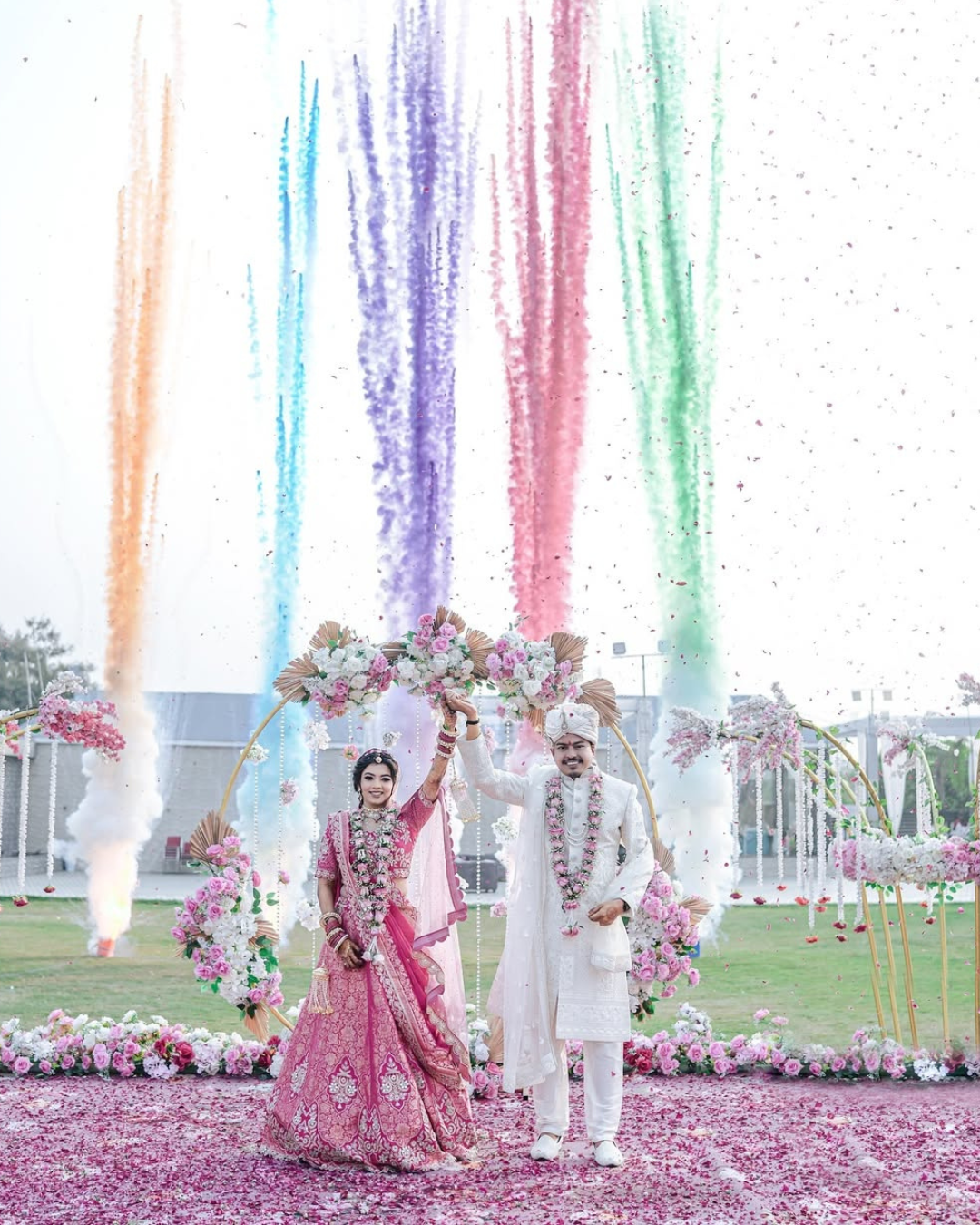 Event Man with Flowers